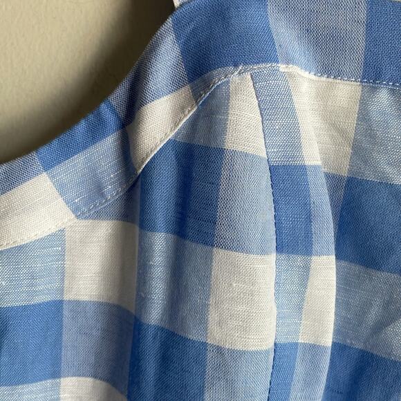 J.Crew Gingham Button-front Dress - Picture 8 of 16
